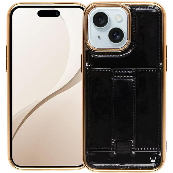 Walli Cases for iPhone 13 Pro Case Aesthetic Wallet Phone Case Card Holder, Securely Holds up to 2 Cards - Cute, Trendy Phone Cover for Women, fits iPhone 13 Pro, with Kickstand & Finger Strap