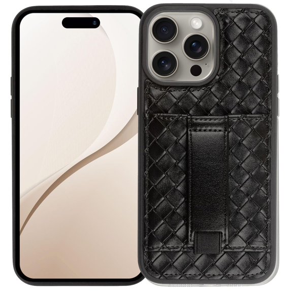WALLI CASES for iPhone 12 Pro Max Case Aesthetic Wallet Phone Case Card Holder, Securely Holds up to 2 Cards - Cute, Trendy Phone Cover for Women, fits iPhone 12 Pro Max, w/ Kickstand & Finger Strap