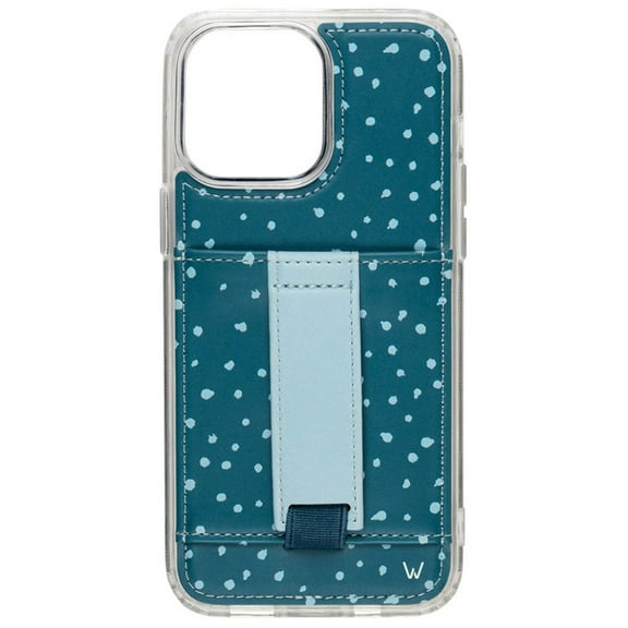 Walli Cases Everyone Has A Story Phone Case for iPhone 14 Pro Max with Wallet, Kickstand & Finger Strap