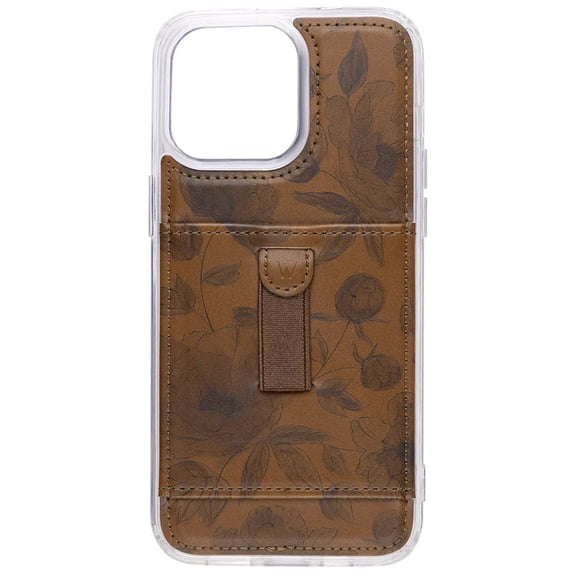 Walli Cases iPhone 15 Sport Case with Wallet and Finger Strap - Golden Harvest