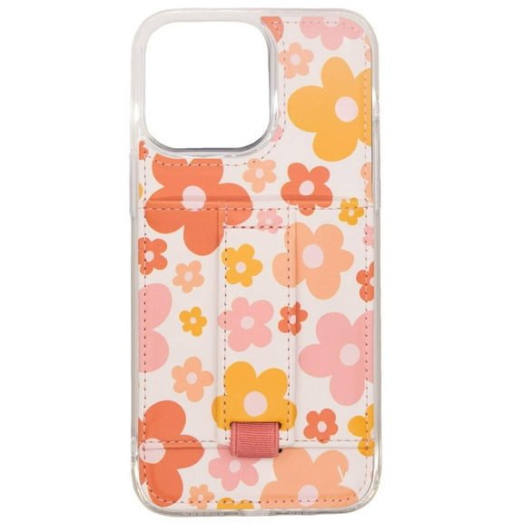 Walli Cases Summer Feeling by Brit Kent Phone Case for iPhone 11 Pro with Wallet, Kickstand & Finger Strap