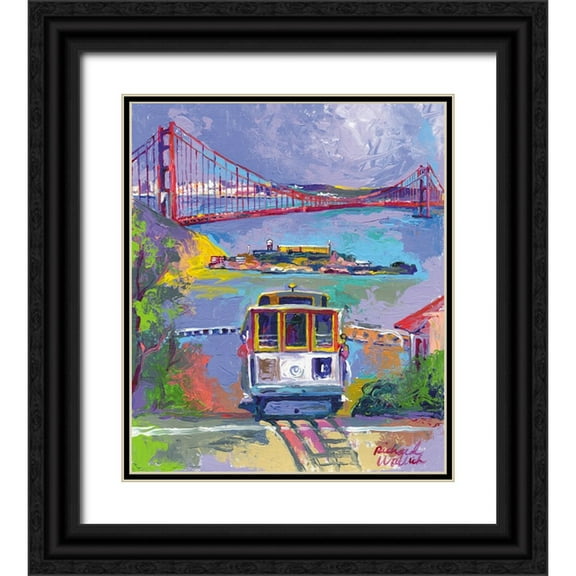 Wallich, Richard 12x13 Black Ornate Wood Framed with Double Matting Museum Art Print Titled - San Francisco 2