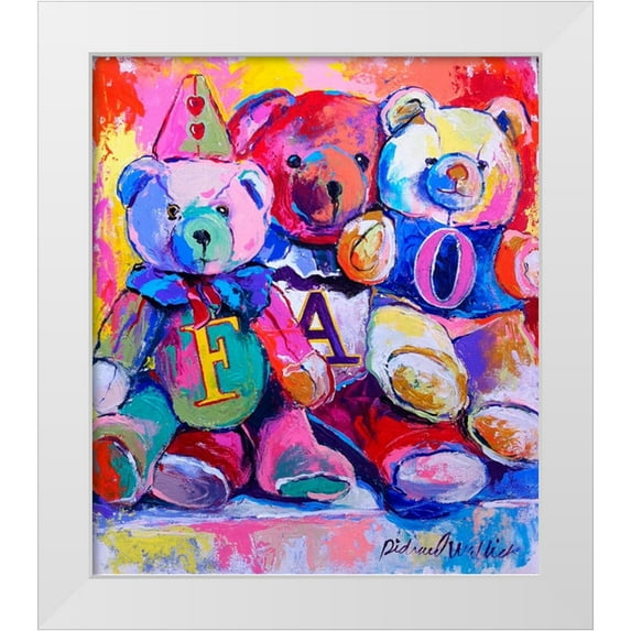Wallich, Richard 12x13 White Modern Wood Framed Museum Art Print Titled - Bears