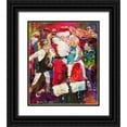 thumbnail image 1 of Wallich, Richard 12x14 Black Ornate Wood Framed with Double Matting Museum Art Print Titled - Santa and Bailey, 1 of 4
