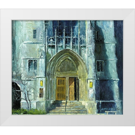 Wallich, Richard 13x12 White Modern Wood Framed Museum Art Print Titled - Chicago 1