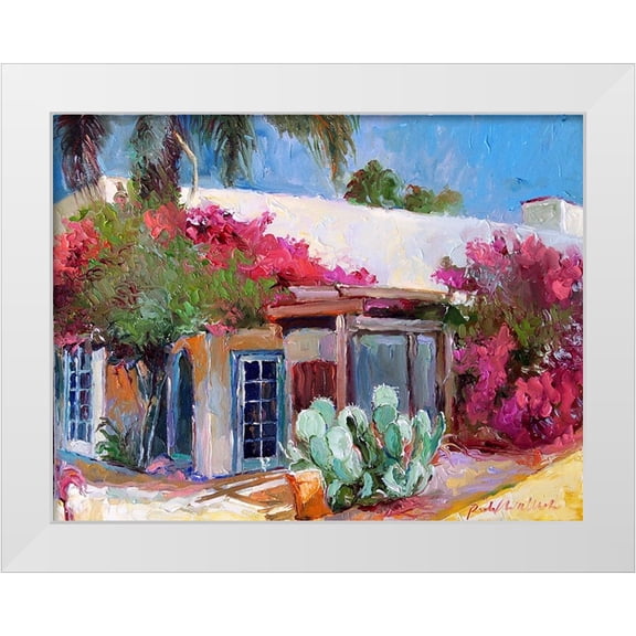 Wallich, Richard 14x12 White Modern Wood Framed Museum Art Print Titled - Oldtown