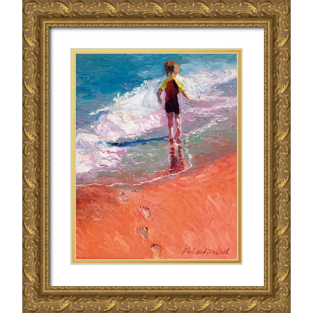 Wallich, Richard 15x18 Gold Ornate Wood Framed with Double Matting