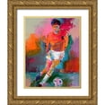 thumbnail image 1 of Wallich, Richard 15x18 Gold Ornate Wood Framed with Double Matting Museum Art Print Titled - Socceer, 1 of 4