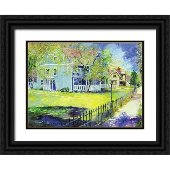 Wallich, Richard 18x14 Black Ornate Wood Framed with Double Matting Museum Art Print Titled - Georgetown