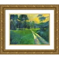 thumbnail image 1 of Wallich, Richard 18x15 Gold Ornate Wood Framed with Double Matting Museum Art Print Titled - Crestone Path, 1 of 4