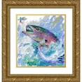 thumbnail image 1 of Wallich, Richard 20x21 Gold Ornate Wood Framed with Double Matting Museum Art Print Titled - Big One, 1 of 4