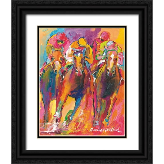 Wallich, Richard 20x24 Black Ornate Wood Framed with Double Matting Museum Art Print Titled - Delmar