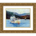 thumbnail image 1 of Wallich, Richard 24x19 Gold Ornate Wood Framed with Double Matting Museum Art Print Titled - Raven, 1 of 4