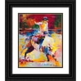 thumbnail image 1 of Wallich, Richard 26x31 Black Ornate Wood Framed with Double Matting Museum Art Print Titled - Rodeo, 1 of 4
