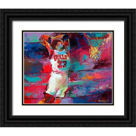 Wallich, Richard 31x26 Black Ornate Wood Framed with Double Matting Museum Art Print Titled - Mike