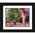 thumbnail image 1 of Wallich, Richard 32x26 Black Ornate Wood Framed with Double Matting Museum Art Print Titled - Jaden, 1 of 4