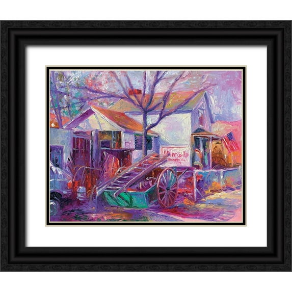 Wallich, Richard 32x26 Black Ornate Wood Framed with Double Matting Museum Art Print Titled - Mercado