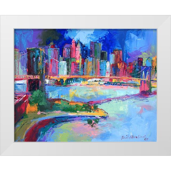 Wallich, Richard 32x26 White Modern Wood Framed Museum Art Print Titled - Brooklyn