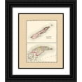 thumbnail image 1 of Walling 12x14 Black Ornate Wood Framed with Double Matting Museum Art Print Titled - Keweenaw  Isle Royale Michigan - Walling 1873, 1 of 4
