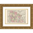 thumbnail image 1 of Walling 18x13 Gold Ornate Wood Framed with Double Matting Museum Art Print Titled - Hillsborough New Hampshire - Walling 1877, 1 of 4