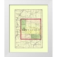 thumbnail image 1 of Walling 20x24 White Modern Wood Framed Museum Art Print Titled - Missaukee Michigan - Walling 1873, 1 of 4