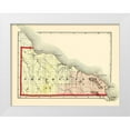 thumbnail image 1 of Walling 32x25 White Modern Wood Framed Museum Art Print Titled - Presque Isle Michigan - Walling 1873, 1 of 4