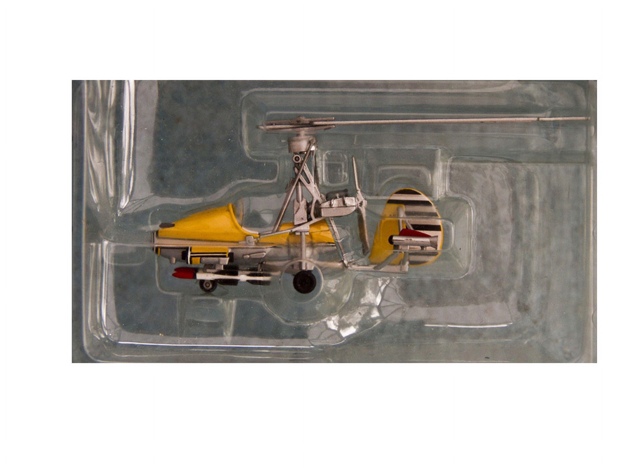 Wallis WA-116 Agile Series 1 gyroplane ('Little Nellie') from James Bond 1:43 scale in Yellow by Ex Mag