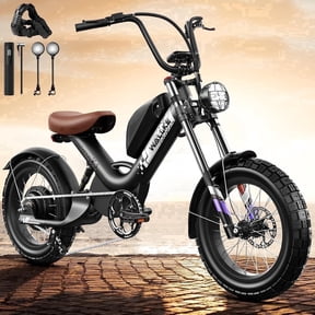 W WALLKE Titan X1 Carbon Fiber Frame Electric Bike, 30Ah Long Range Ebike for Adults, 3800W 40MPH Fast E Bike, 20"x5" Puncture-Proof Fat Tire