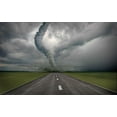 thumbnail image 1 of Wallmonkeys Large Tornado over the Road (3d Rendring) Peel and Stick Wall Decals Mural WM58296 (24 in W x 15 in H), 1 of 4