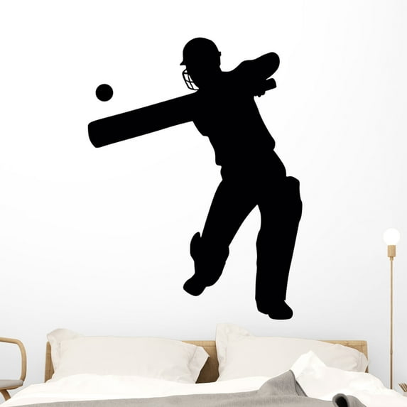 Wallmonkeys Sports Silhouette Wall Wall Decal by Wallmonkeys Peel and Stick Graphic (48 in H x 37 in W) WM276768