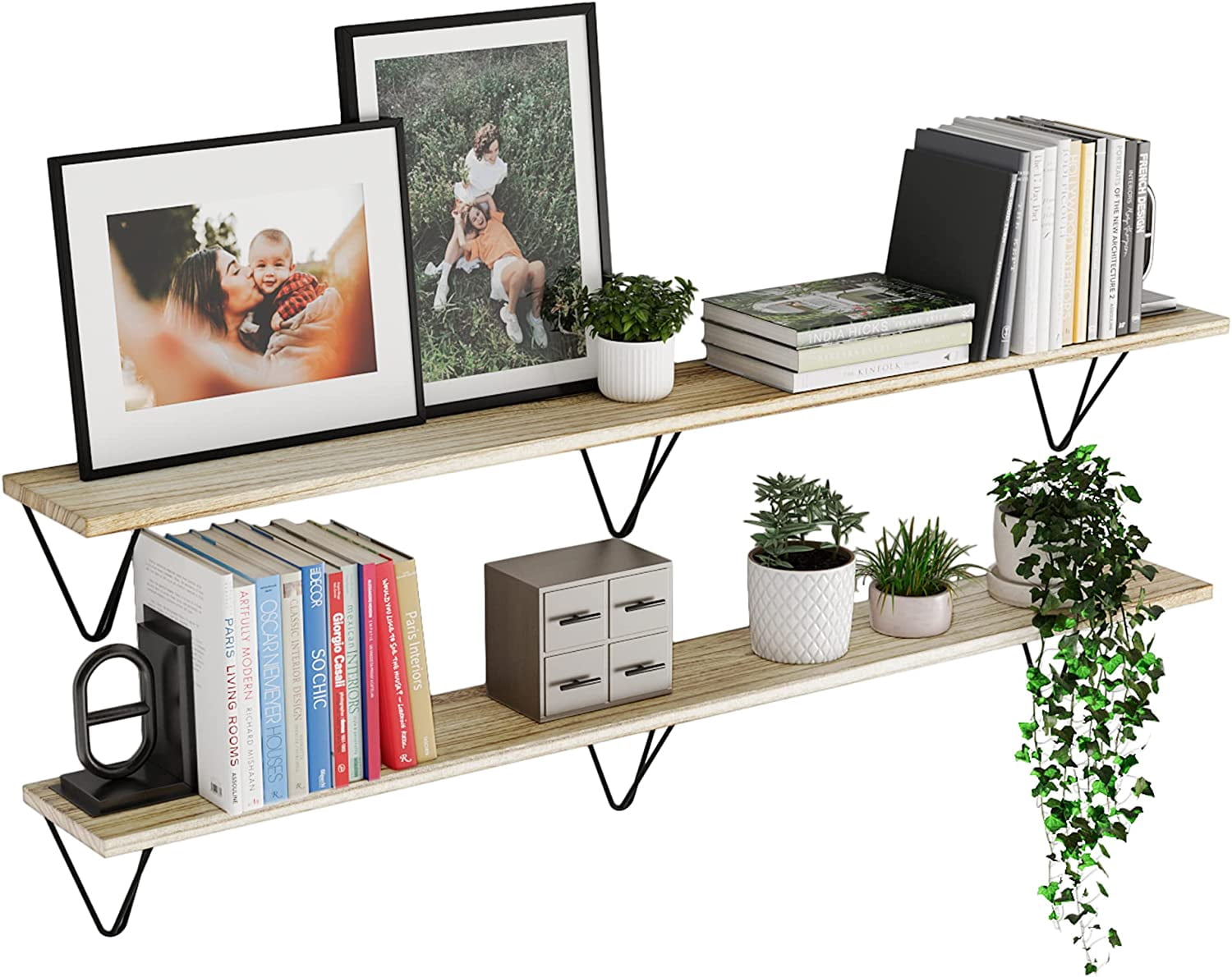 Black Wall Shelves Wallniture Minori Floating Shelves Set Of 4, Small Bookshelf Repisas Para Baño