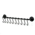 Wallniture Cucina 16" Kitchen Utensil Holder with 10 S Hooks for