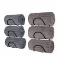 thumbnail image 1 of Wallniture  Moduwine Wall Mount Towel Rack for Bathroom Wall Decor, Round Shape, 3 Sectional (Set of 2), 1 of 5