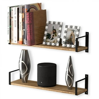  WIFESE 39x4x1 in Wall Shelves Hanging Bookshelf