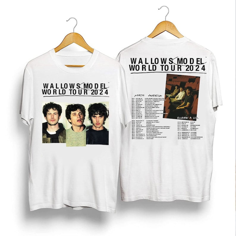 Wallows Model 2024 World Tour Shirt, Wallows 2024 Concert Shirt