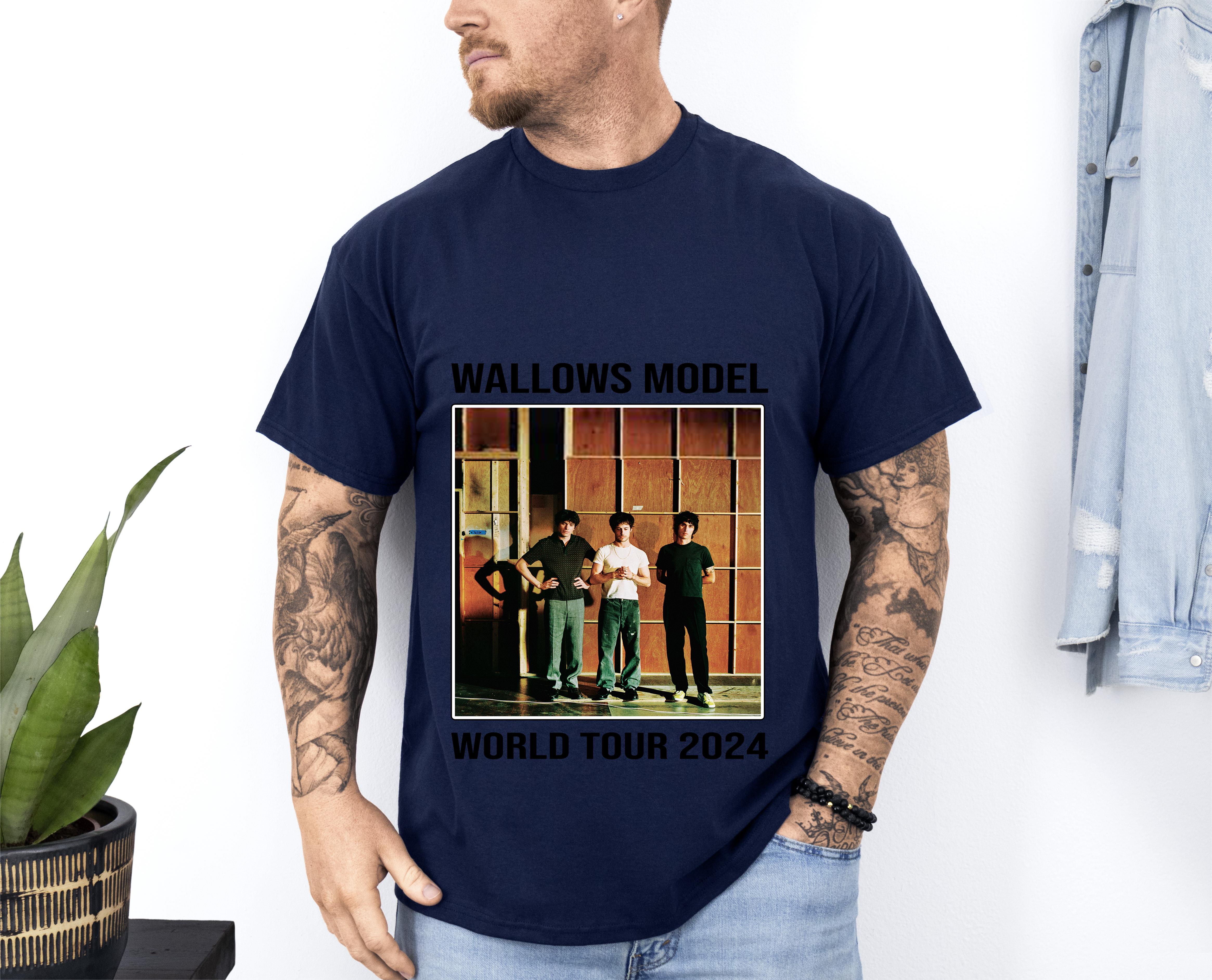 Wallows Model World Tour 2024 Unisex tShirt, Wallows Band Fan tShirt