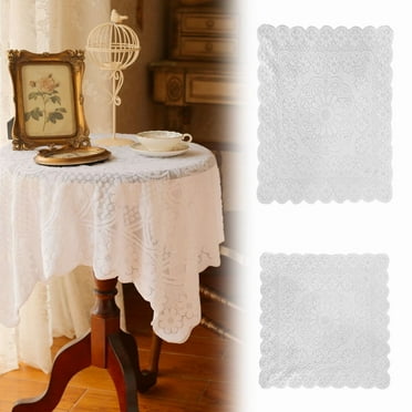 Wallpaper*1 Rectangle Small Table Cloth Lace Macrame Vintage Tablecloth Shabby Chic Embroidered Oblong Table Cover for Wedding Banquet Holiday Long Dinner Tables&Nbsp; Table Cloth