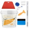 thumbnail image 1 of Wallpaper Adhesive 1.32Gal Tack Wall Paper Paste, Wall Paper Glue & Adhesive Wallpaper Smoothing Tools Kit, Clear Glue for Wallcovering Coverage of 500sq.ft. / 46㎡, 1 of 7