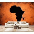 thumbnail image 1 of Wallpaper Africa map grungy paper Peel and Stick Wall Murals 100"H x 144"W Removable PVC Wall Paper Self-Adhesive Wall Paintings Art Decor for Bedroom Living Room, 1 of 7