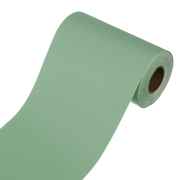 Wallpaper Border, Peel and Stick Wallpaper Borders, 3.9" x 393" Self Adhesive Mirror Frame Trim for Bedroom, Green