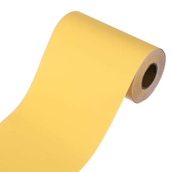 Wallpaper Border, Peel and Stick Wallpaper Borders, 3.9" x 393" Self Adhesive Mirror Frame Trim for Bedroom, Yellow