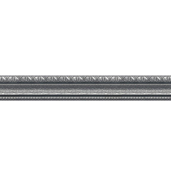 Wallpaper Borders,90" x 3.1" Peel Stick Wallpaper Border,Foam Molding Trim Self Adhesive, Wallpaper Border Flexible, 3D Wall Edging Lines Foam Baseboard, Wall Base Trim for Home DIY(Gray)