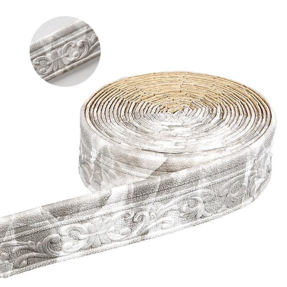 Wallpaper Borders Self Adhesive, 10mx8cmx8mm Skirting Board Trim, Skirting Board Covers Wallpaper Borders