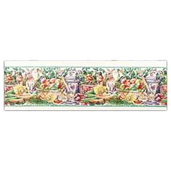 Wallpaper Borders Vegetable Garden Vinyl Wallpaper | Renovator's Supply