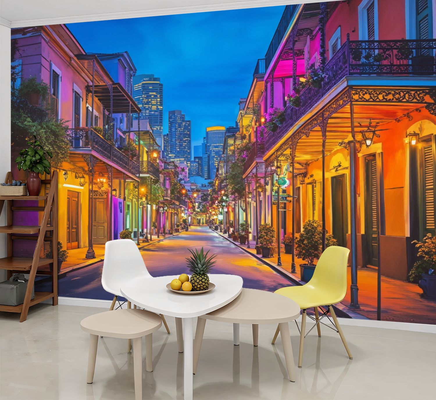 Wallpaper Bourbon Street New Orleans Peel and Stick Wall Murals 69"H x ...