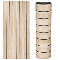 Wallpaper Peel and Stick Wood Grating Stripe Self-Adhesive Wallpaper Faux Wood Contact Paper