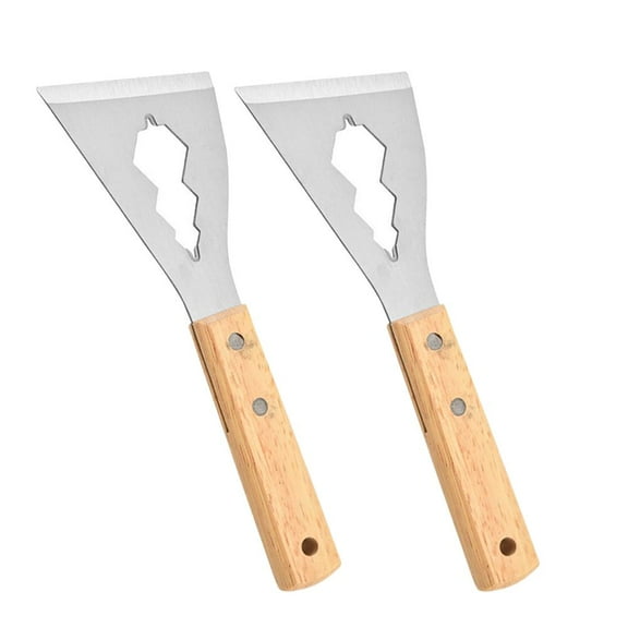 Wallpaper Remover Tool, Multifunctional Drywall Scraper With Ergonomic Handle Wooden Wallpaper For Removing