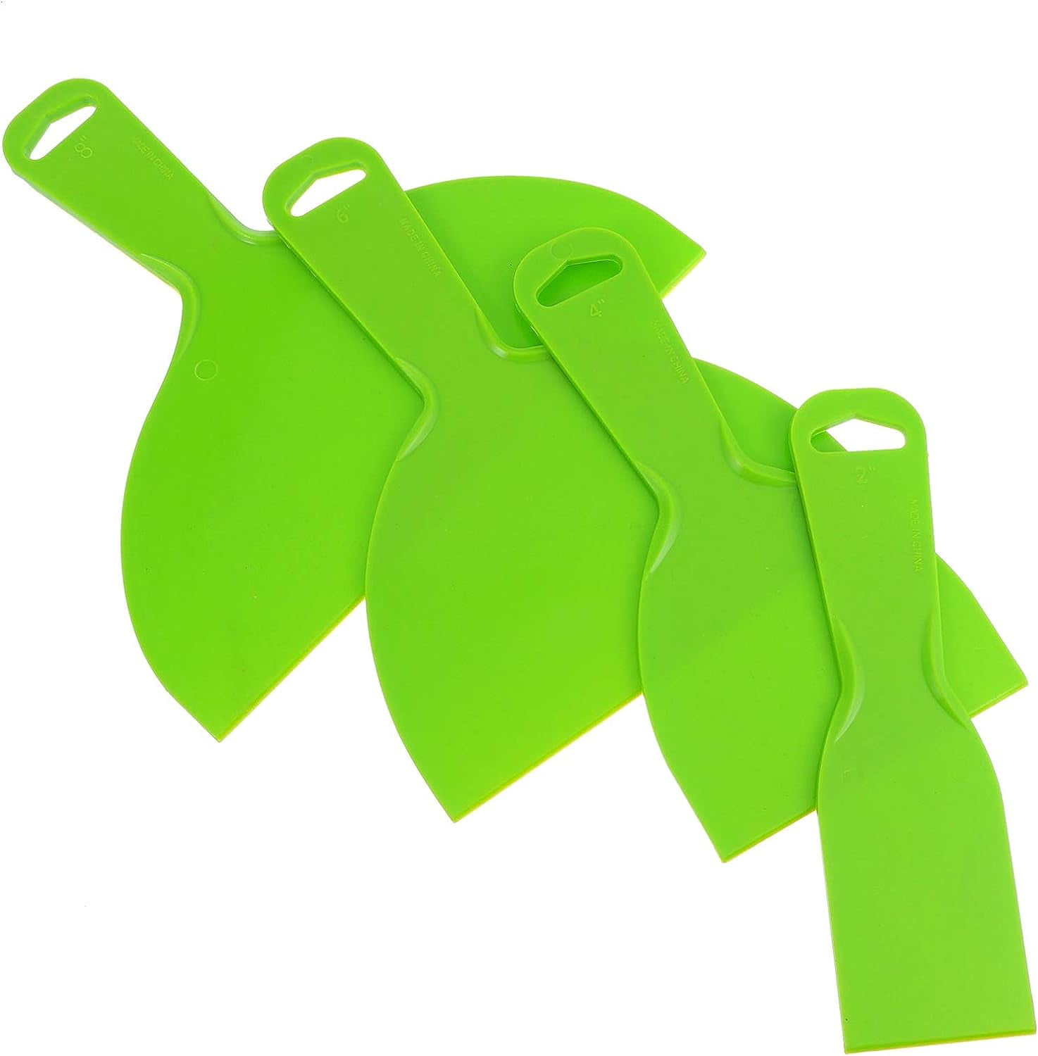 Wallpaper Smoothing Tool 4 pcs Plastic Smoothing Tool Vinyl Wrap Application Tool Wallpaper Smoothing Scraper for Adhesive Paper Window Film Window Cleaner Tool