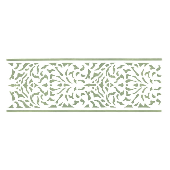 Wallpaper Stripe Wall Stencil | Home Decor Stencils for Painting on Walls, Canvas, Signs, Wood | Reusable Stencil | 3265 by Designer Stencils