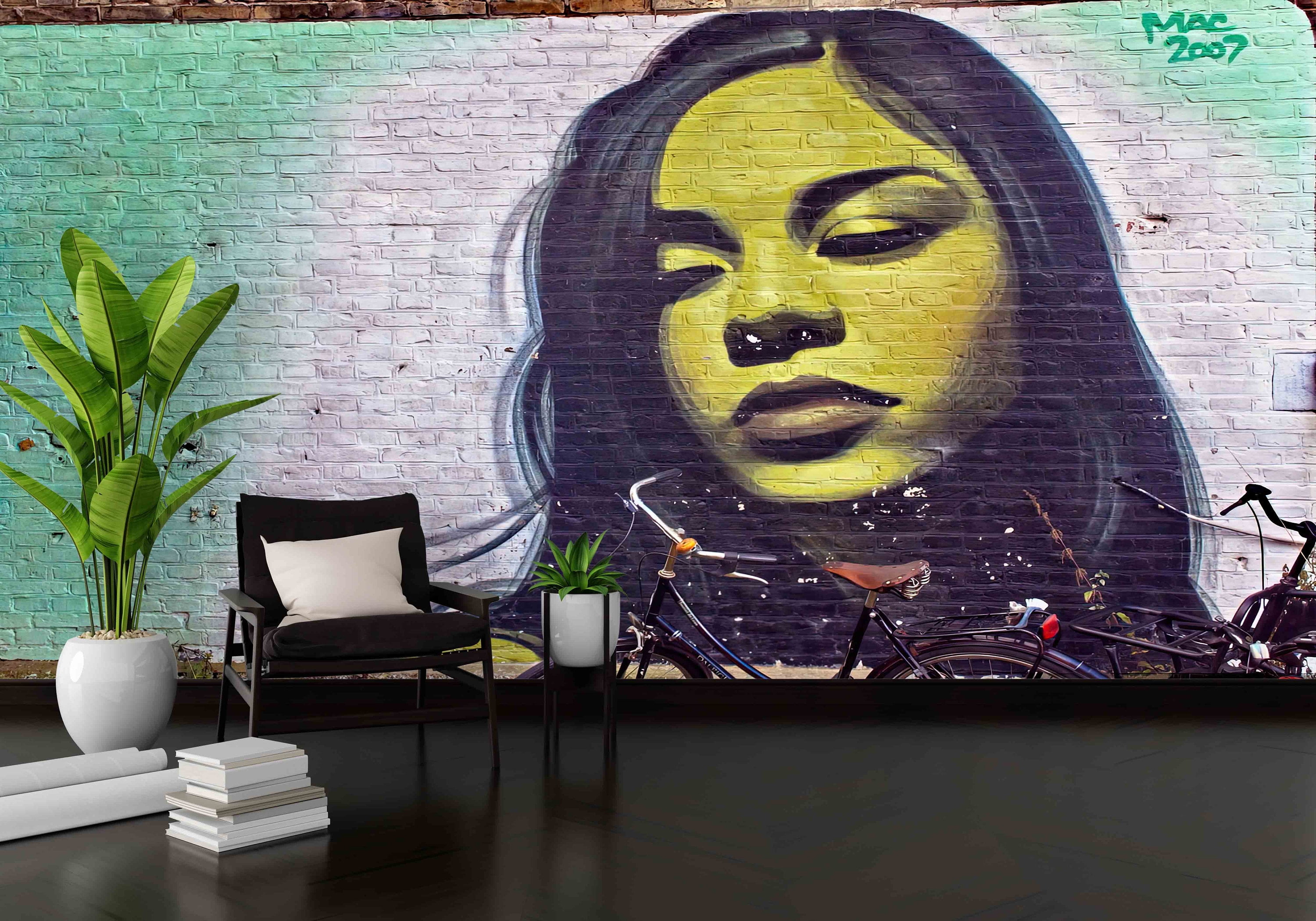 Wallpaper Wall Art, 3d Wallpaper, Bright Wallpaper, Graffiti Wall